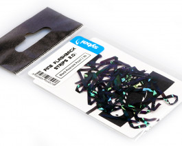 Fine FlashBack Strips, 2 mm, Black Peacock Pearl / 96